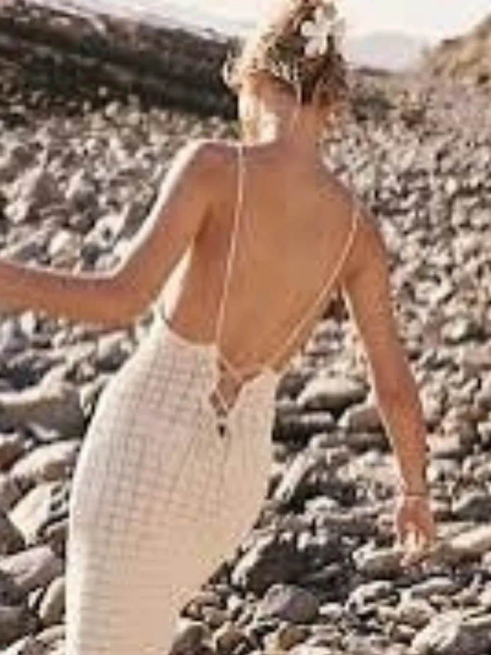 NWT Free People Breach Mallorca Fauxchet Sweater Knit MIDI Dress Size Large Z402